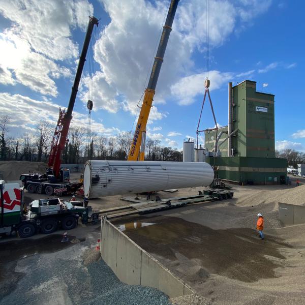 Rückbau AMMANN Asphaltmischanlage 