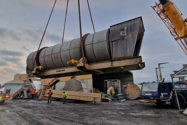 Rückbau AMMANN Asphaltmischanlage