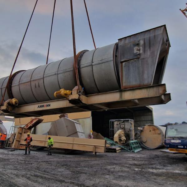 Rückbau AMMANN Asphaltmischanlage